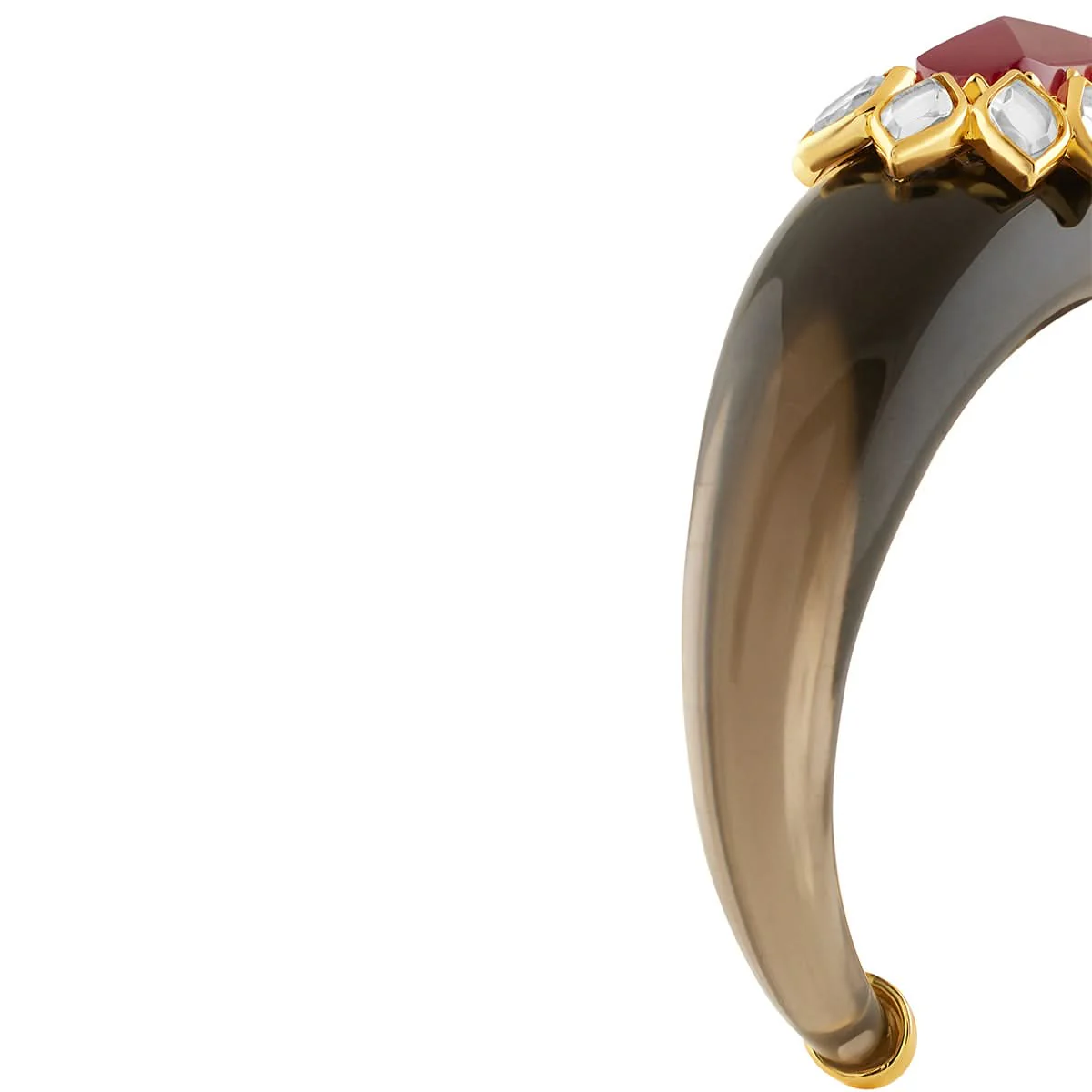 Begum Haute Pink Resin Cuff - Image 5