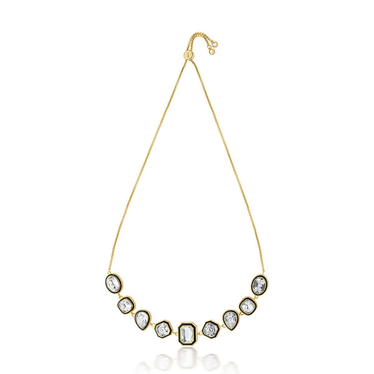 Bougie White Gold Crystal Choker - Image 3