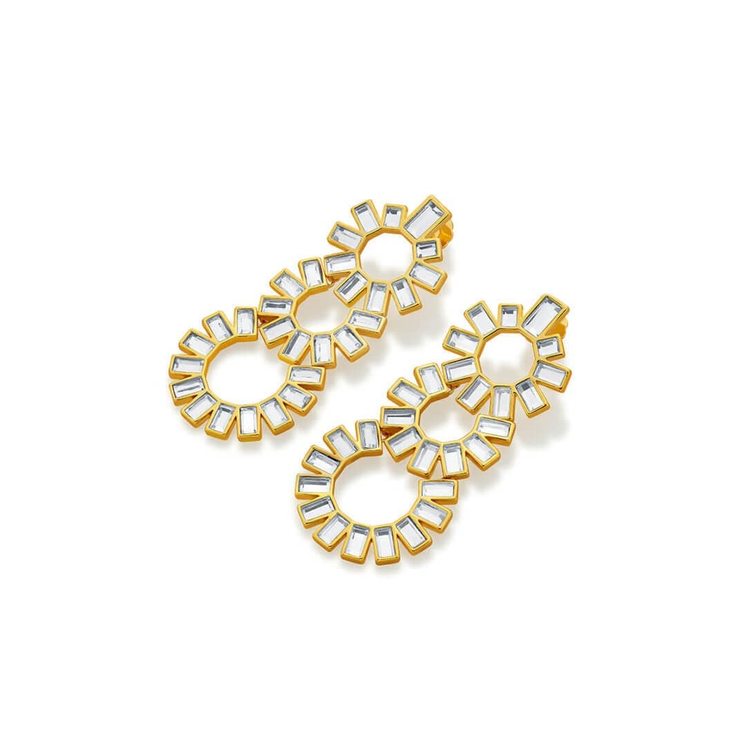 Disco Mirror Chandelier Earring - Image 5