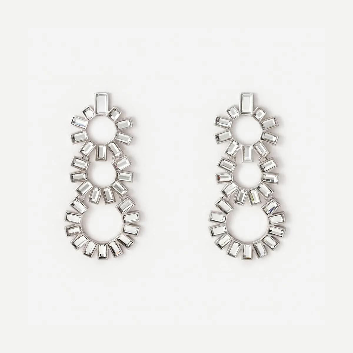 Disco Mirror Chandelier Earring - Image 7