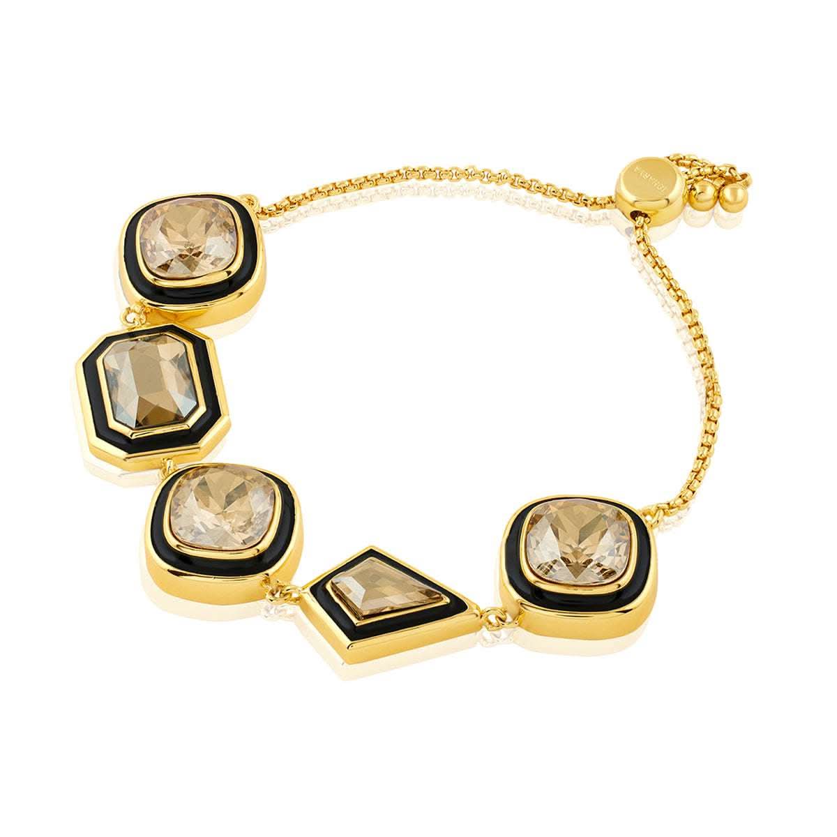 Gold Crystal Galaxy Bolo Bracelet - Image 3