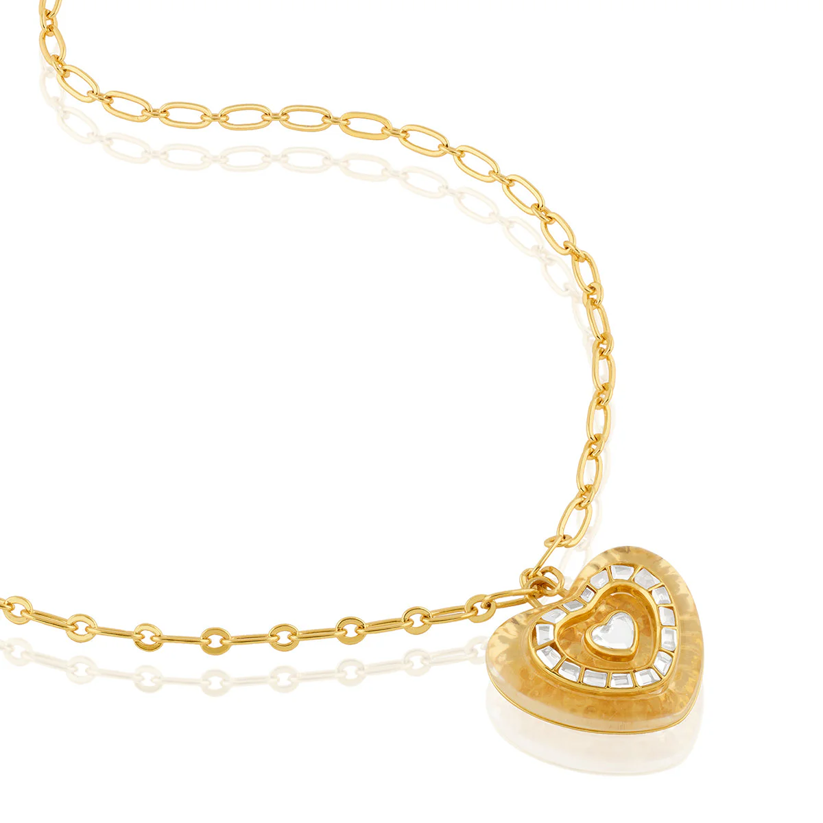 Love Mirror Pendant Necklace - Image 5