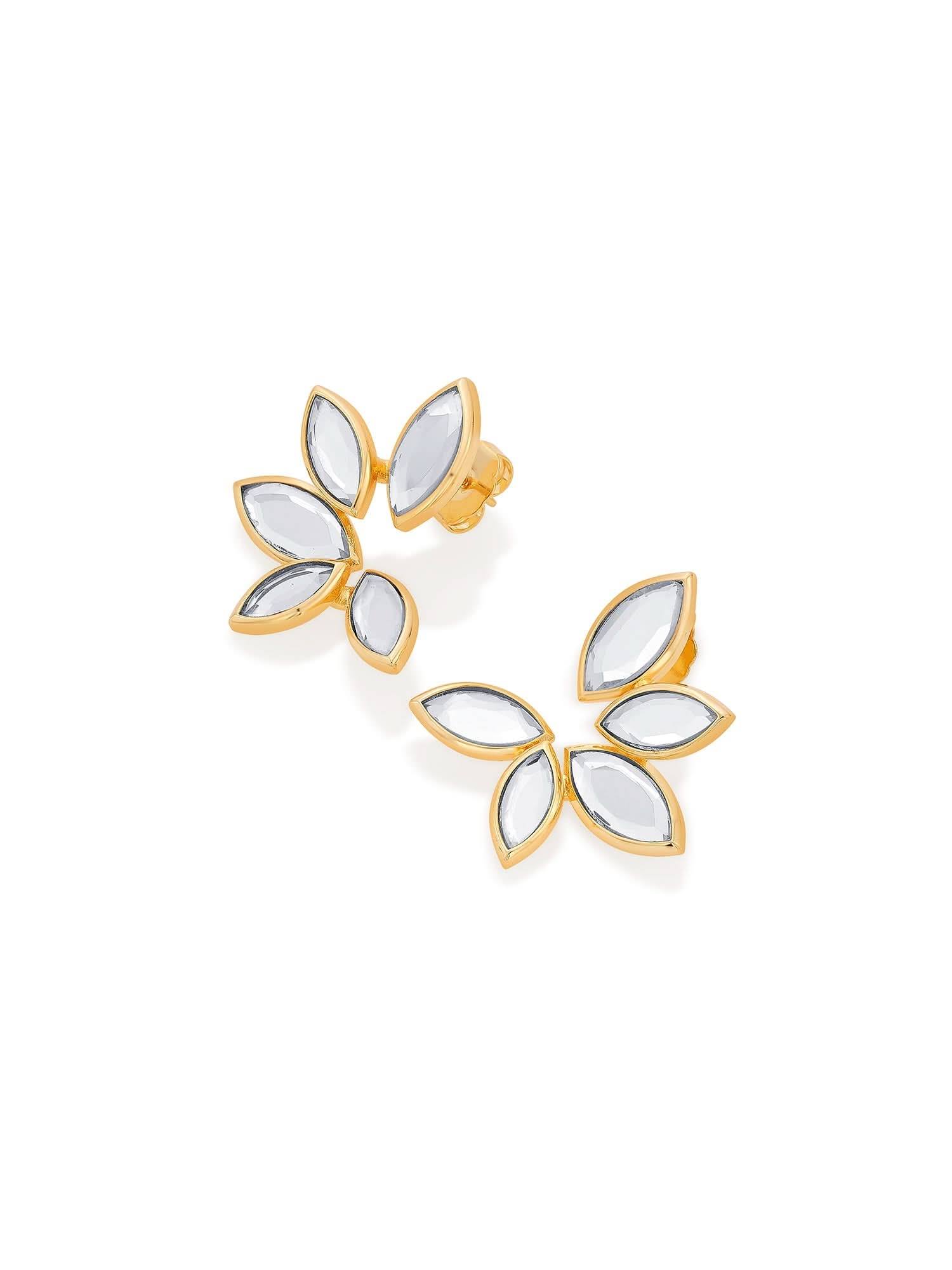 Marquise Mirror Studs - Image 12
