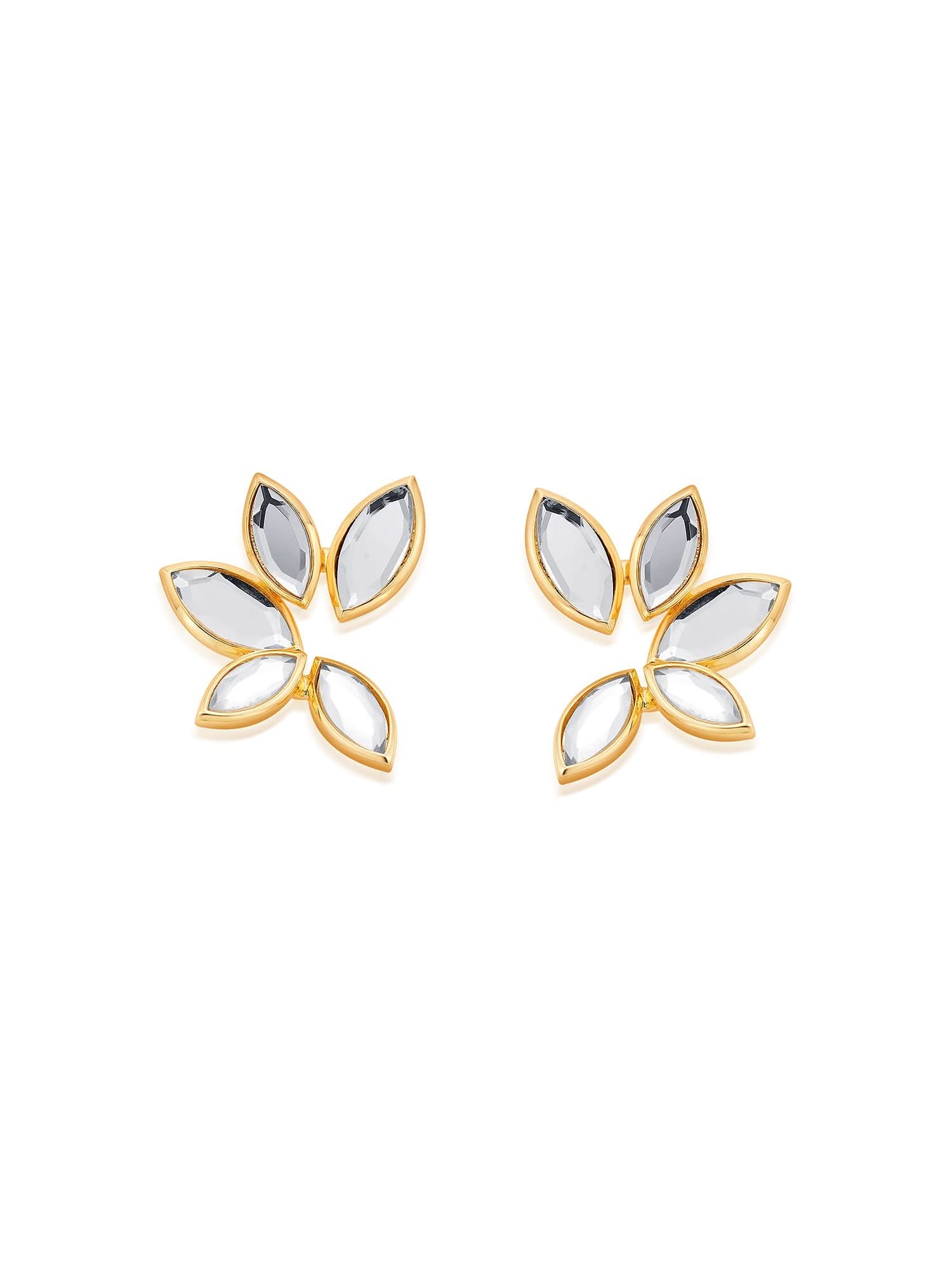 Marquise Mirror Studs - Image 6