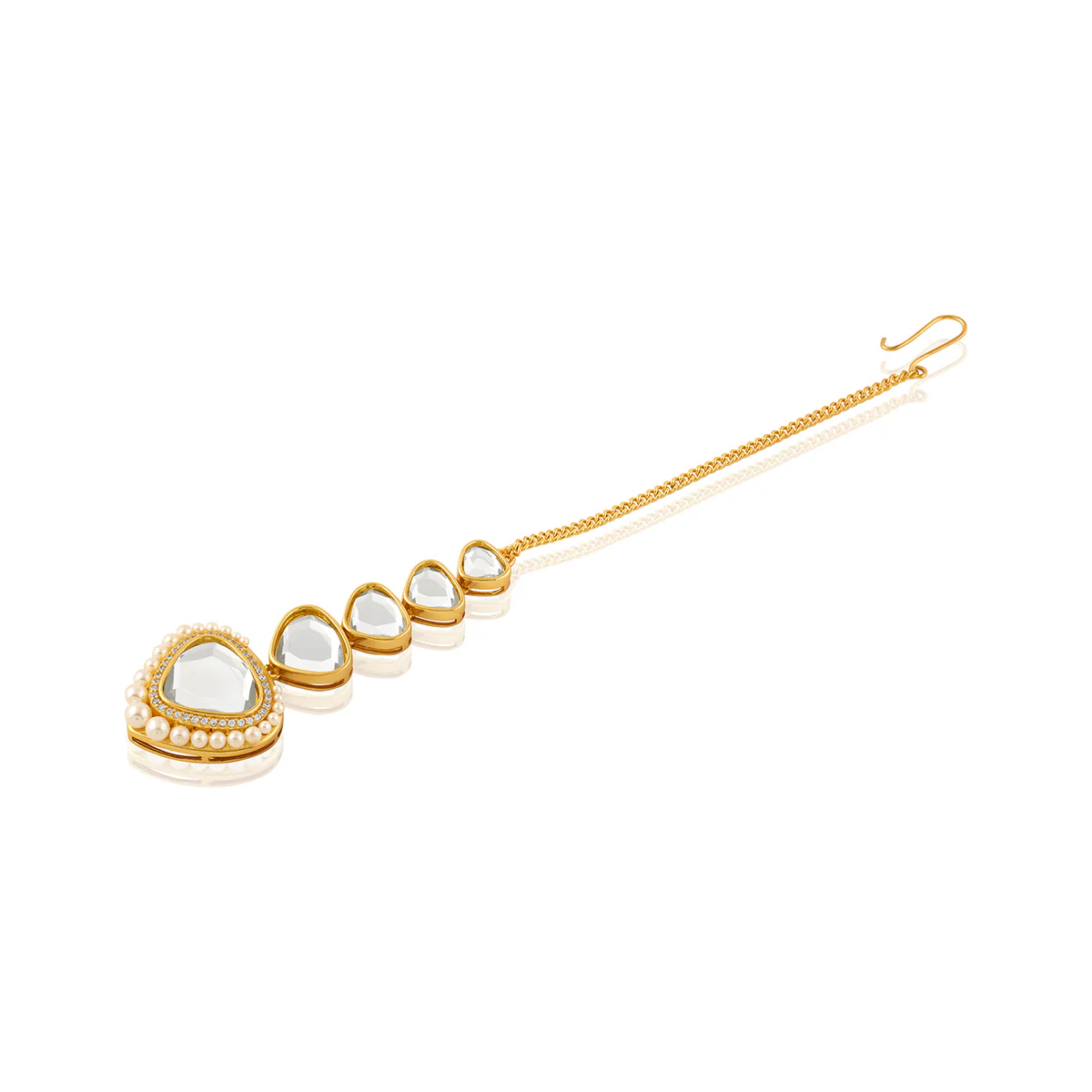 Mirror Boondein Maang Tikka - Image 6