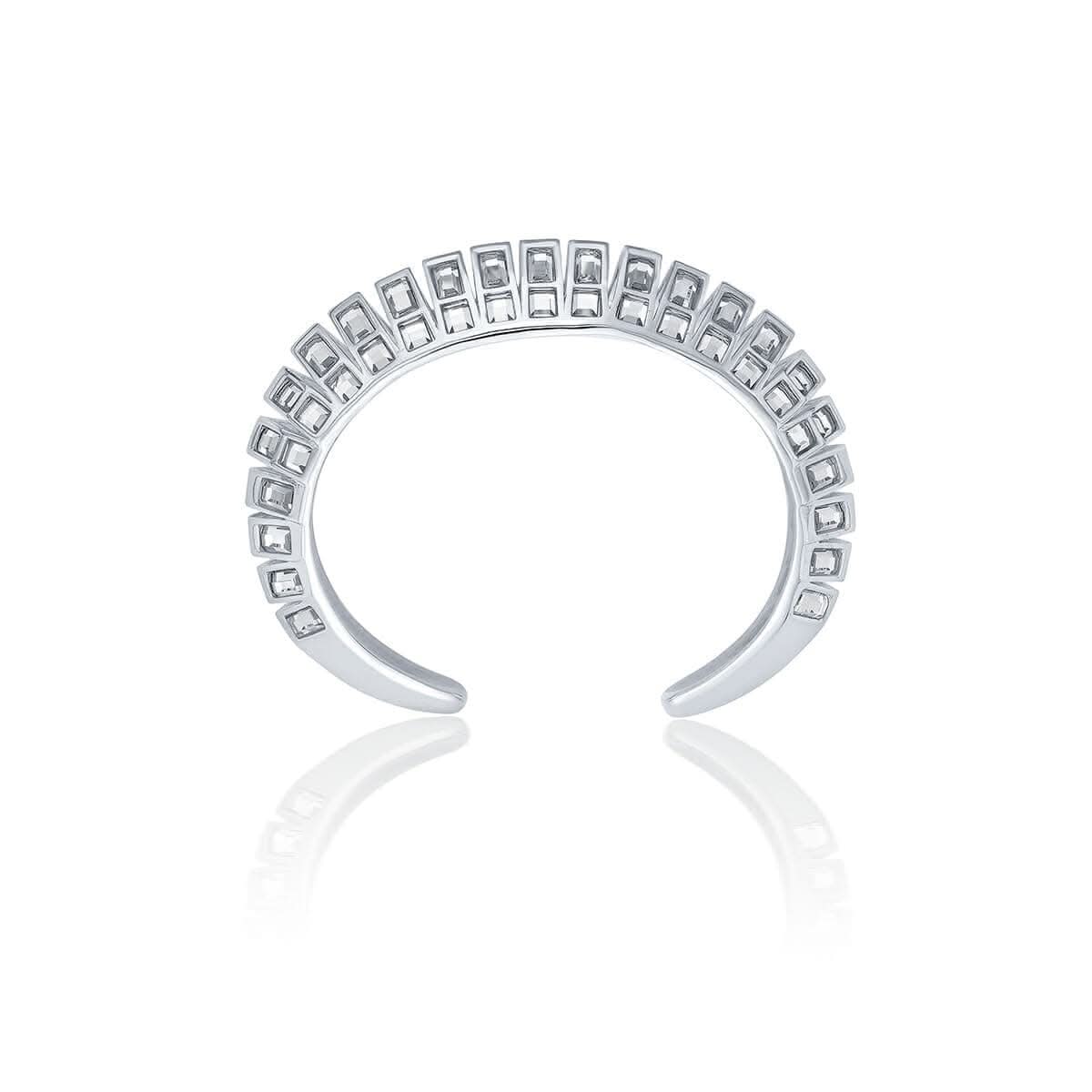 Silver Disco Mirror Rib Wristwear - Image 4