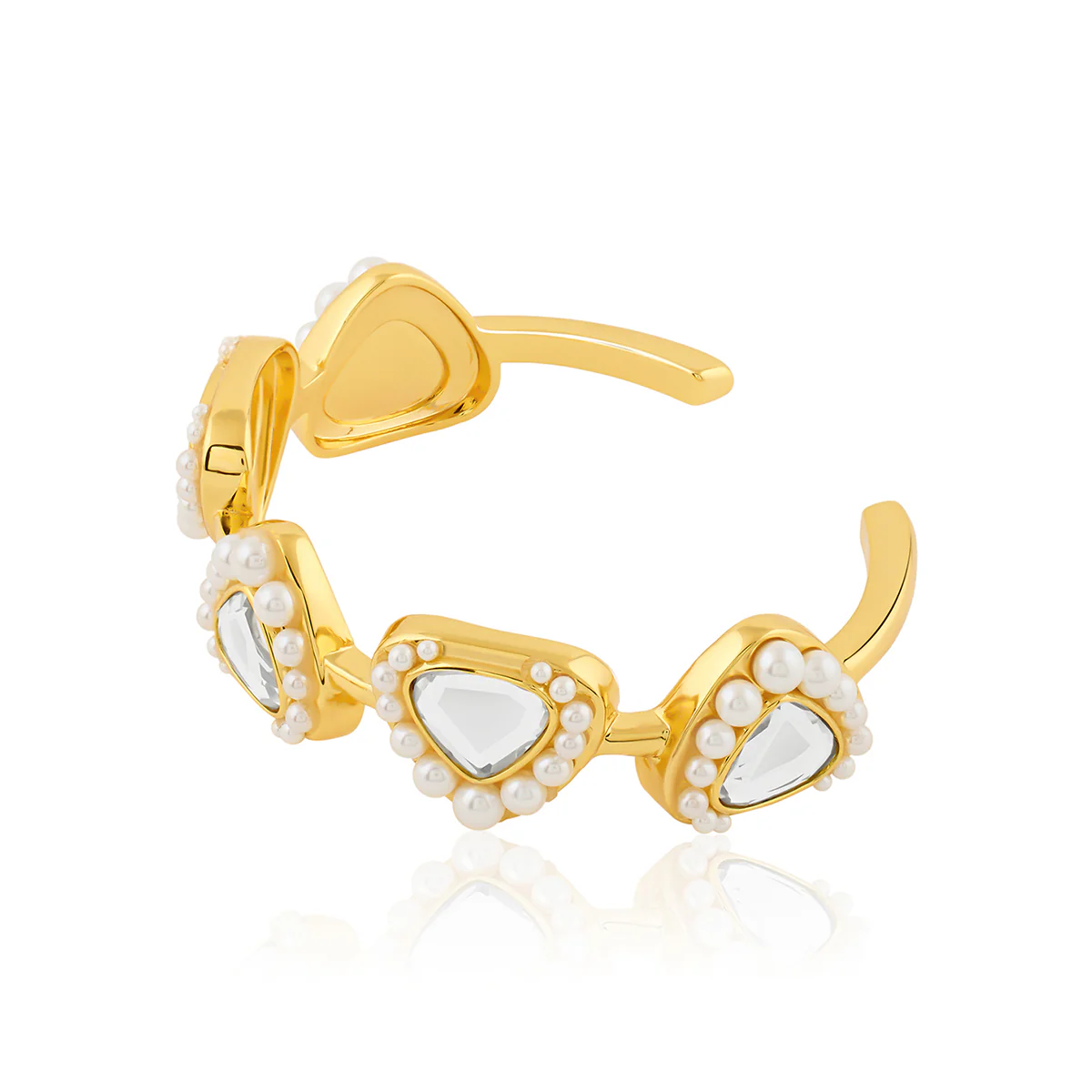 Trikone Mirror Open Cuff - Image 3
