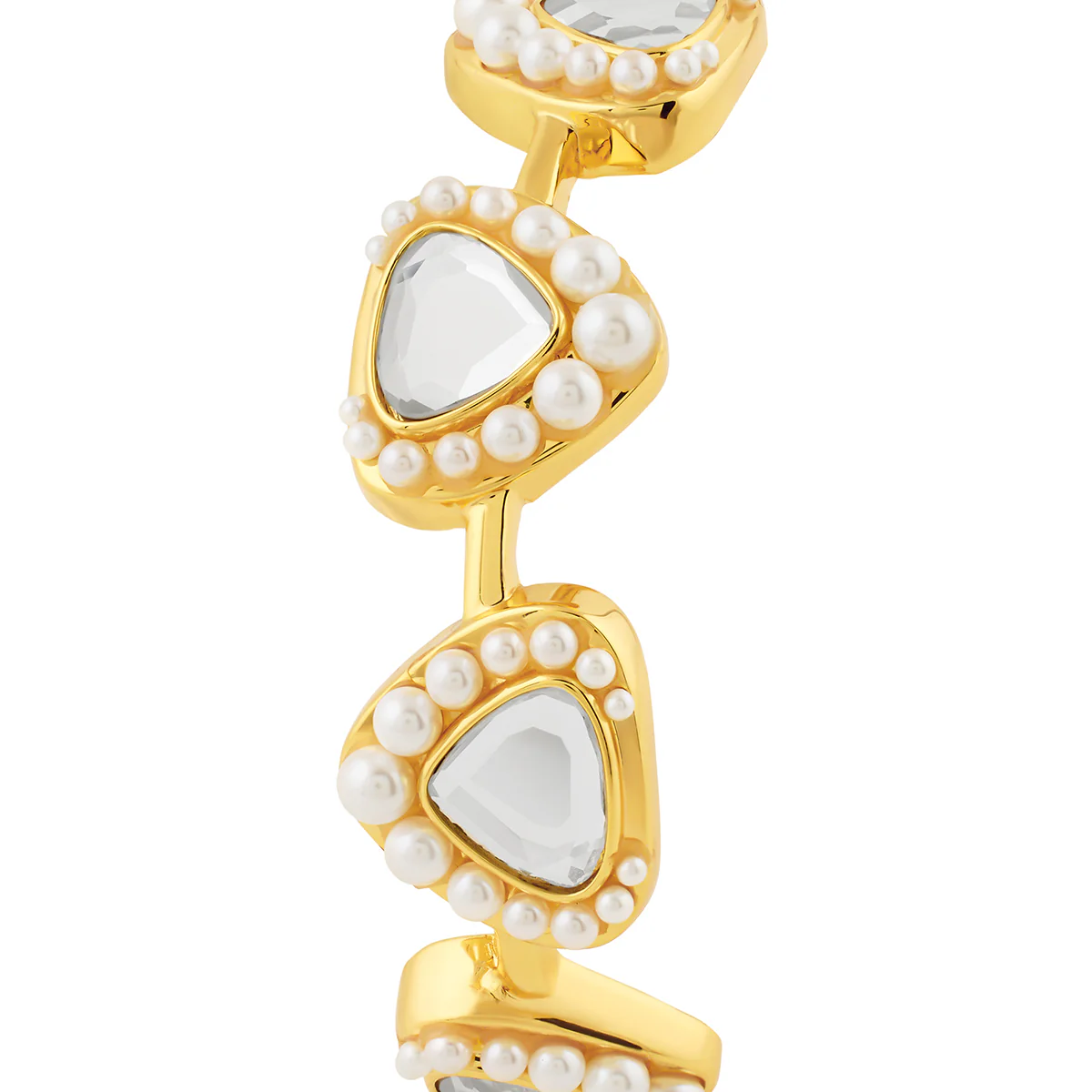 Trikone Mirror Open Cuff - Image 5